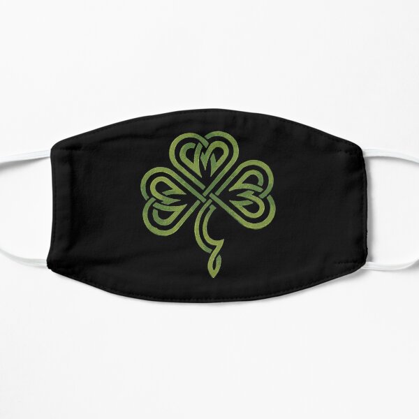 Irish Shamrock Flat Mask