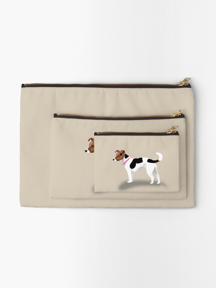Alternate view of Jack Russell Zipper Pouch