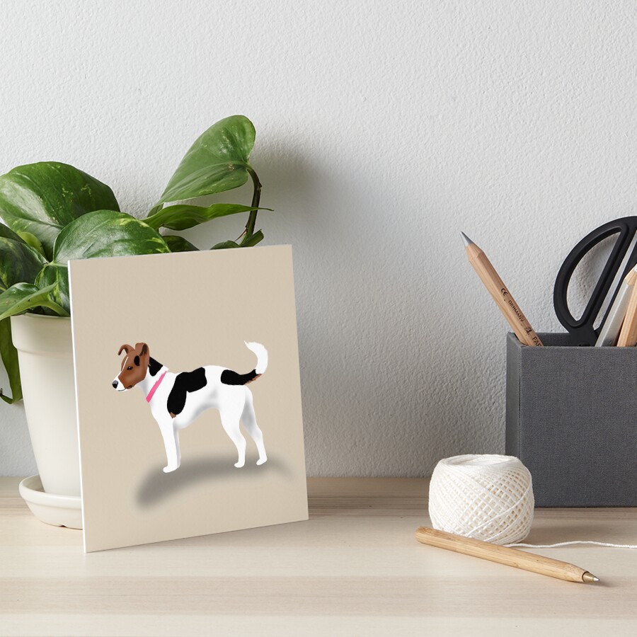 Jack Russell Art Board Print