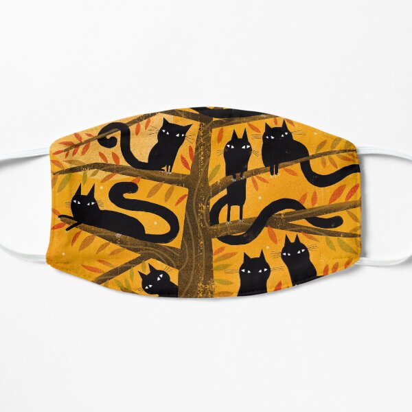 BLACK CAT TREE Mask