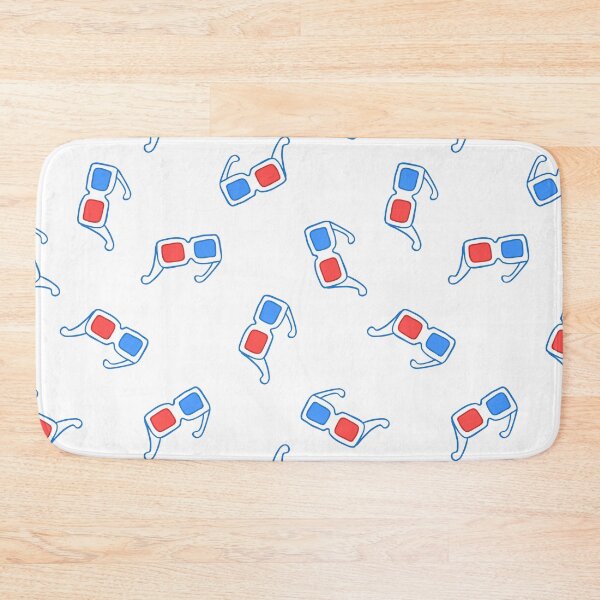 Item preview, 3D glasses seamless doodle pattern designed and sold by zizimentos.
