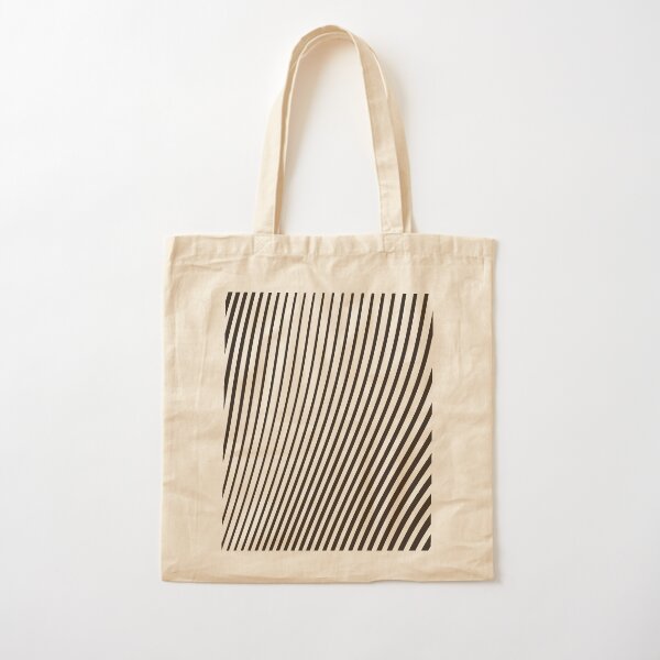 WAVE (BLACK) Bolsa de algodón