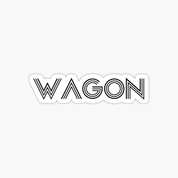 Wagon Sticker