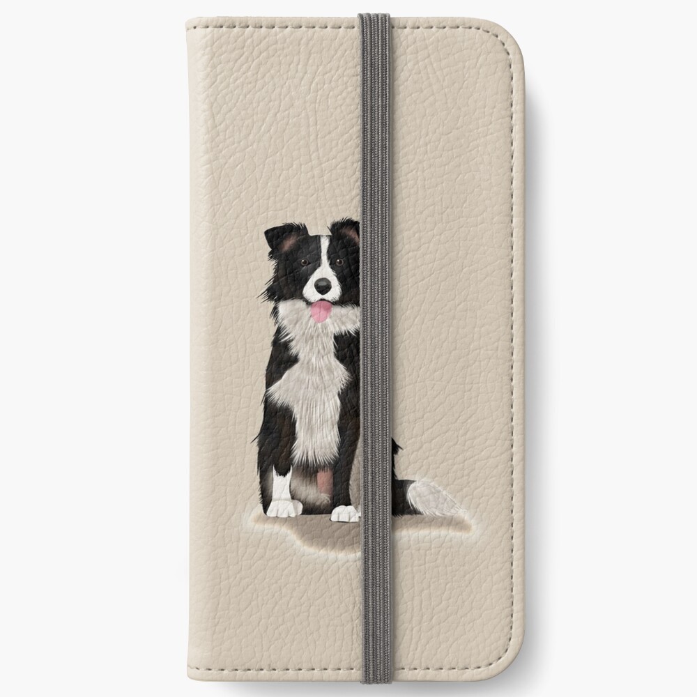 Border Collie iPhone Wallet