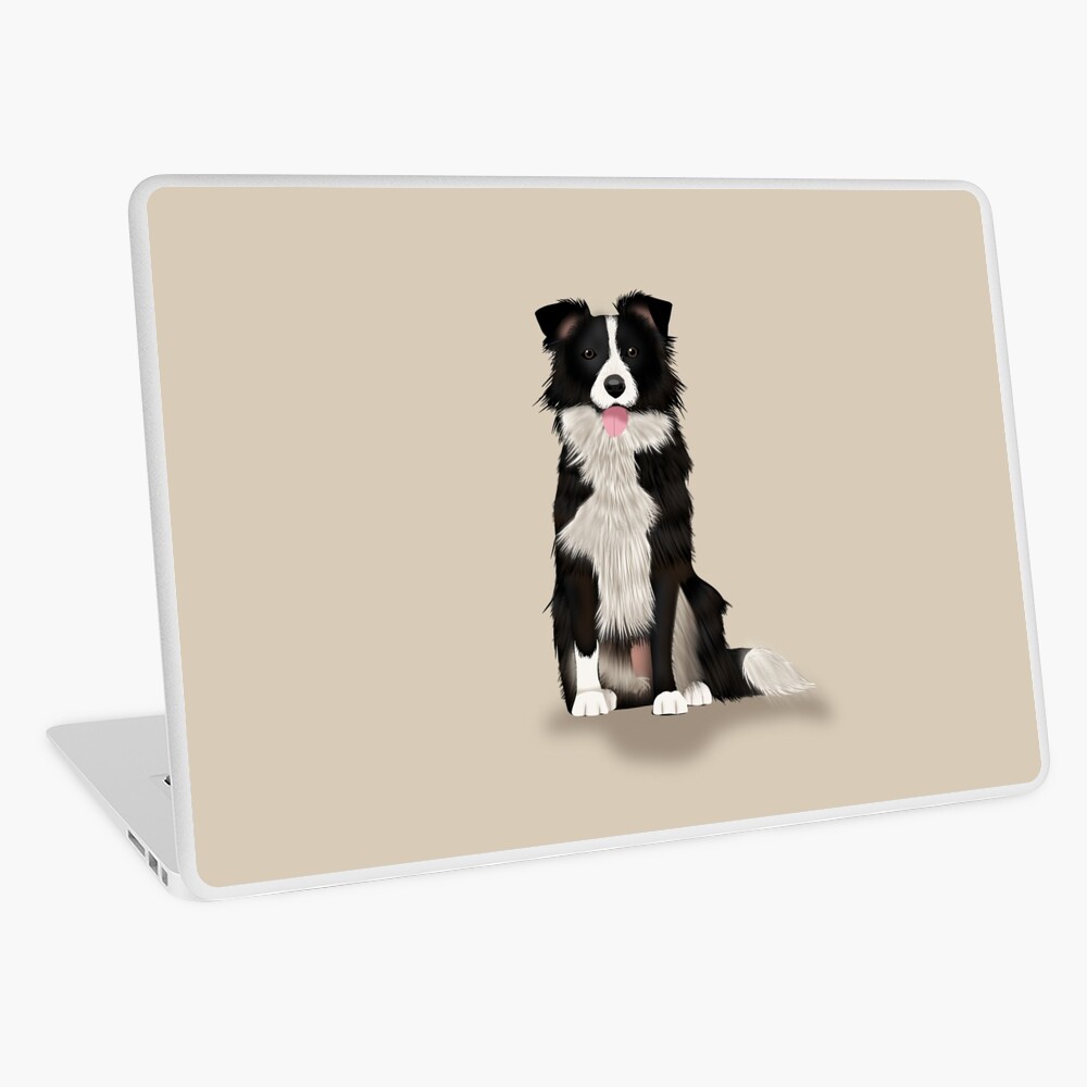 Border Collie Laptop Skin