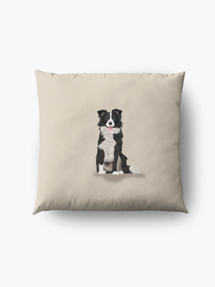 Alternate view of Border Collie Floor Pillow