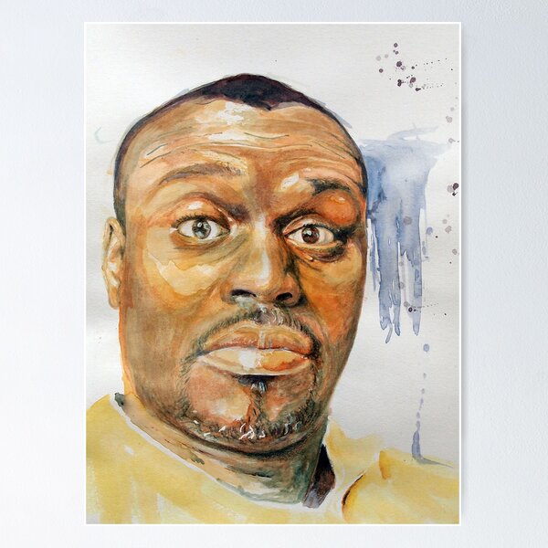 Self-Portrait - Artist In Surprised Mode Poster