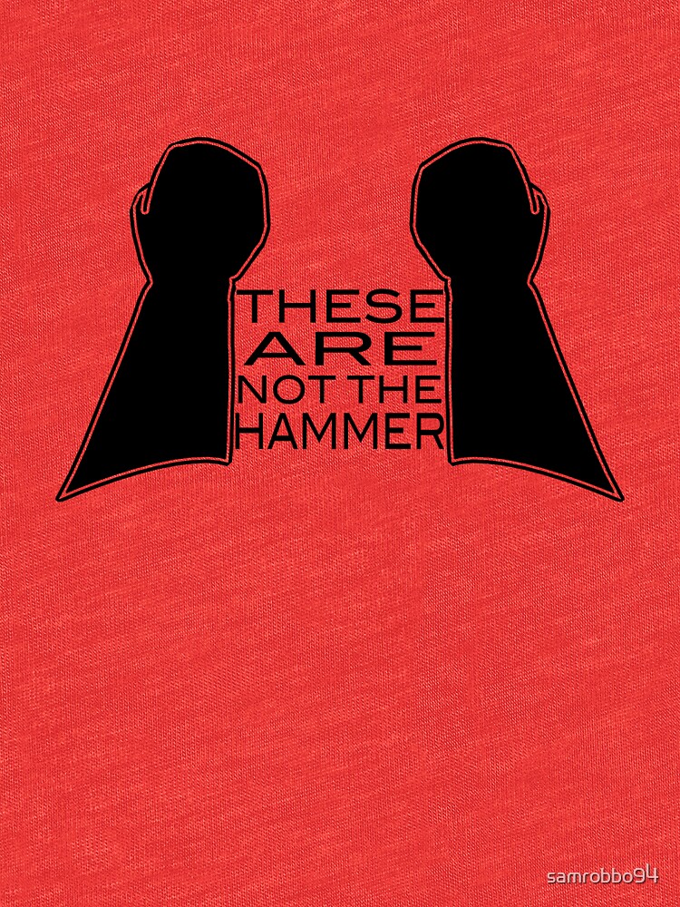 this is not a hammer t shirt