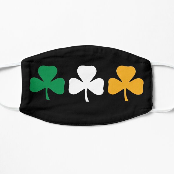 Ireland Shamrock Flag Flat Mask