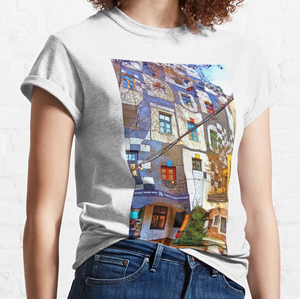 MUSEUM HUNDERTWASSER. Vienna. Austria Classic T-Shirt