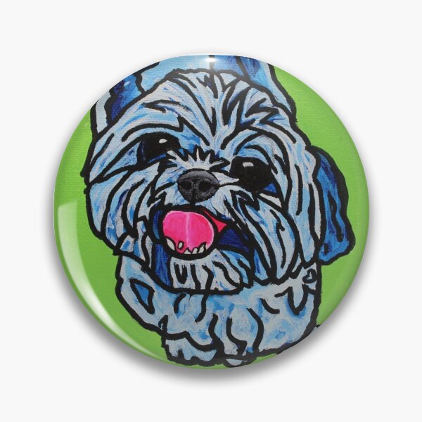 Item preview, Blue Shih Tzu designed and sold by Amanda A. Anthony.