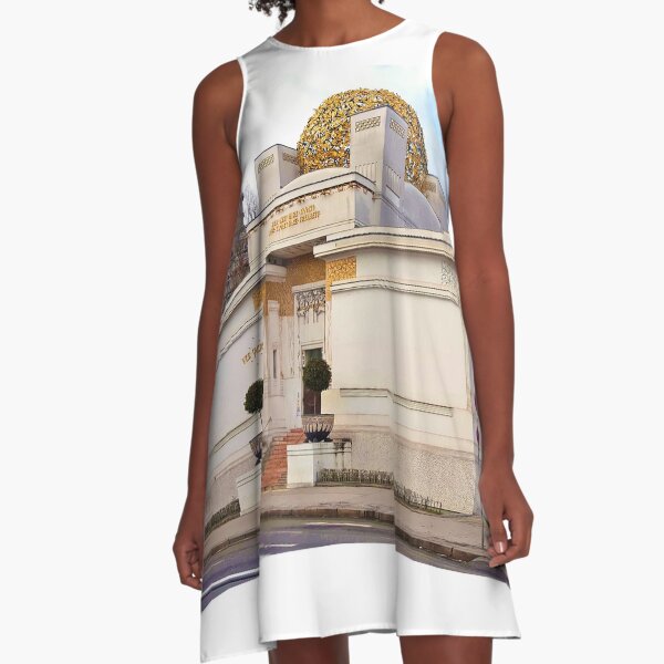 Vienna Secession. A-Line Dress