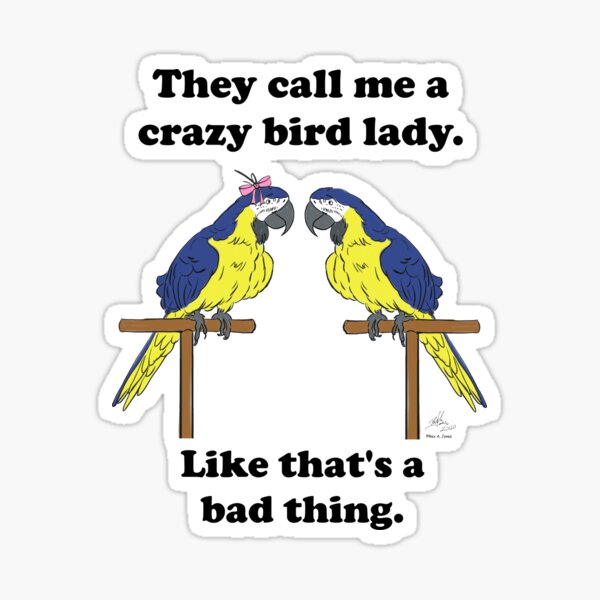 Crazy Bird Lady' Bird Hat  Animal Hearted - Bird Clothing