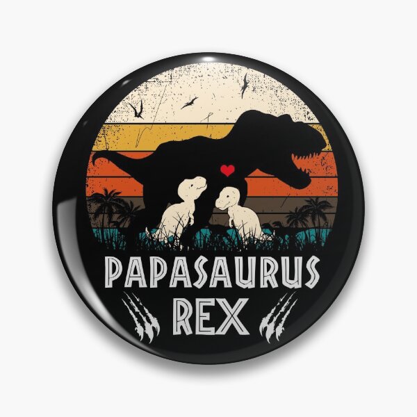 Item preview, Funny Papasaurus Rex I Two Kids Mom and Dinosaur Mom T-Shirt designed and sold by BoldNewLook.