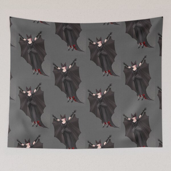 Item preview, Victorian Bat Lady designed and sold by CrickettGrrrl.