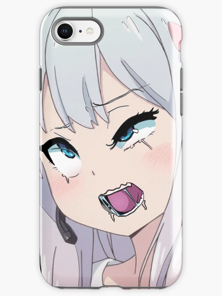 Anime Ahegao Iphone Case Cover By Bobazoku Redbubble