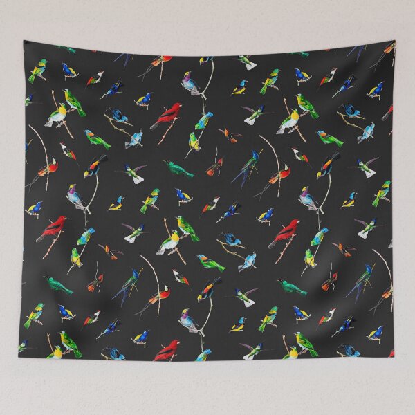 Item preview, Royal birds designed and sold by PINKLINEN.