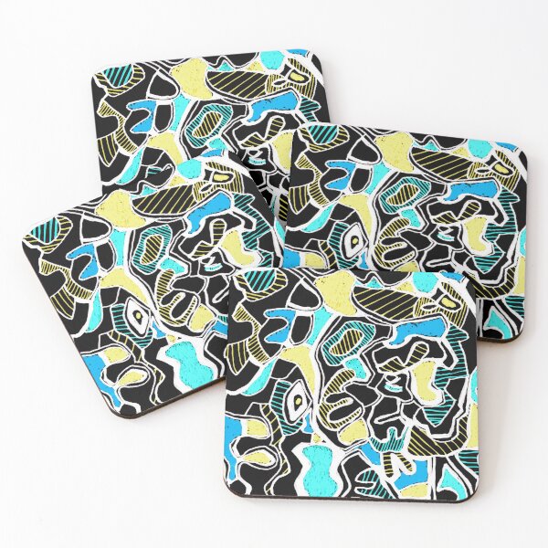 Item preview, DUBUFFETESQUE - Illustration in the style of Dubuffet designed and sold by Clifford Hayes.