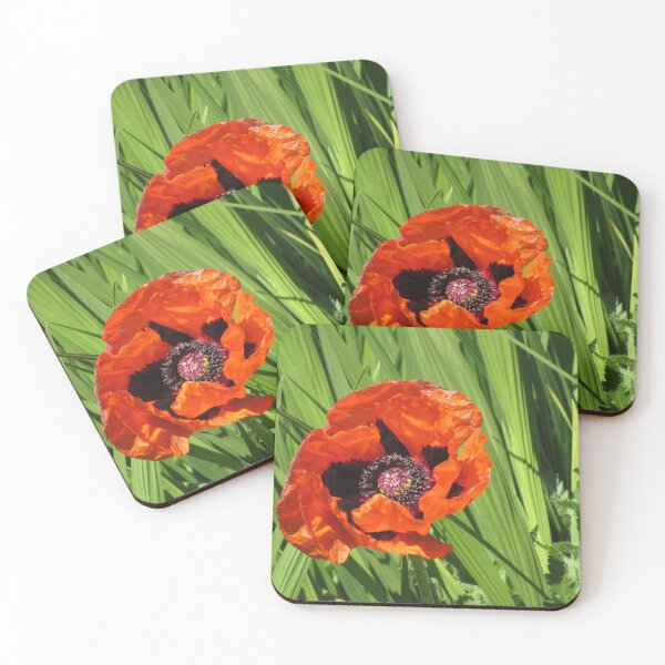 Item preview, Orange Poppy designed and sold by WildandDivine.