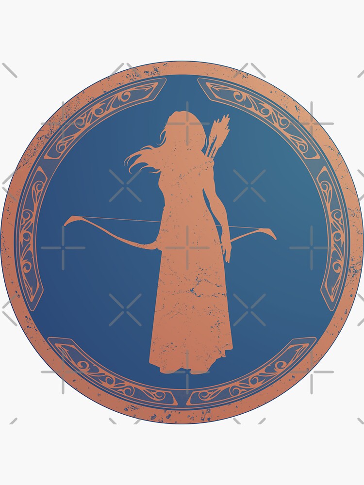 "Celtic Wood Elf" Sticker for Sale by NicGrayGraphic Redbubble