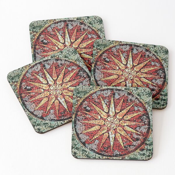 Item preview, Ancient Macedonian Sun Mozaik Design designed and sold by Pikmi.