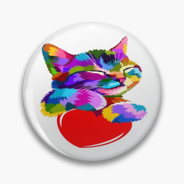 Item preview, smilin cat hug heart design - Gifts designed and sold by kedesign1.