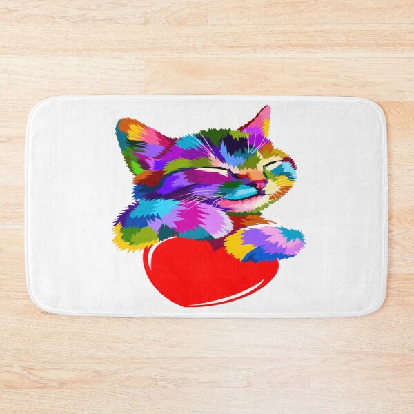 Item preview, smilin cat hug heart design - Gifts designed and sold by kedesign1.