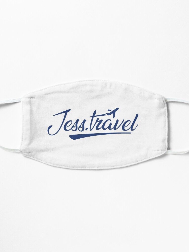 Alternate view of Jess.Travel Logo Reverse Blue Mask