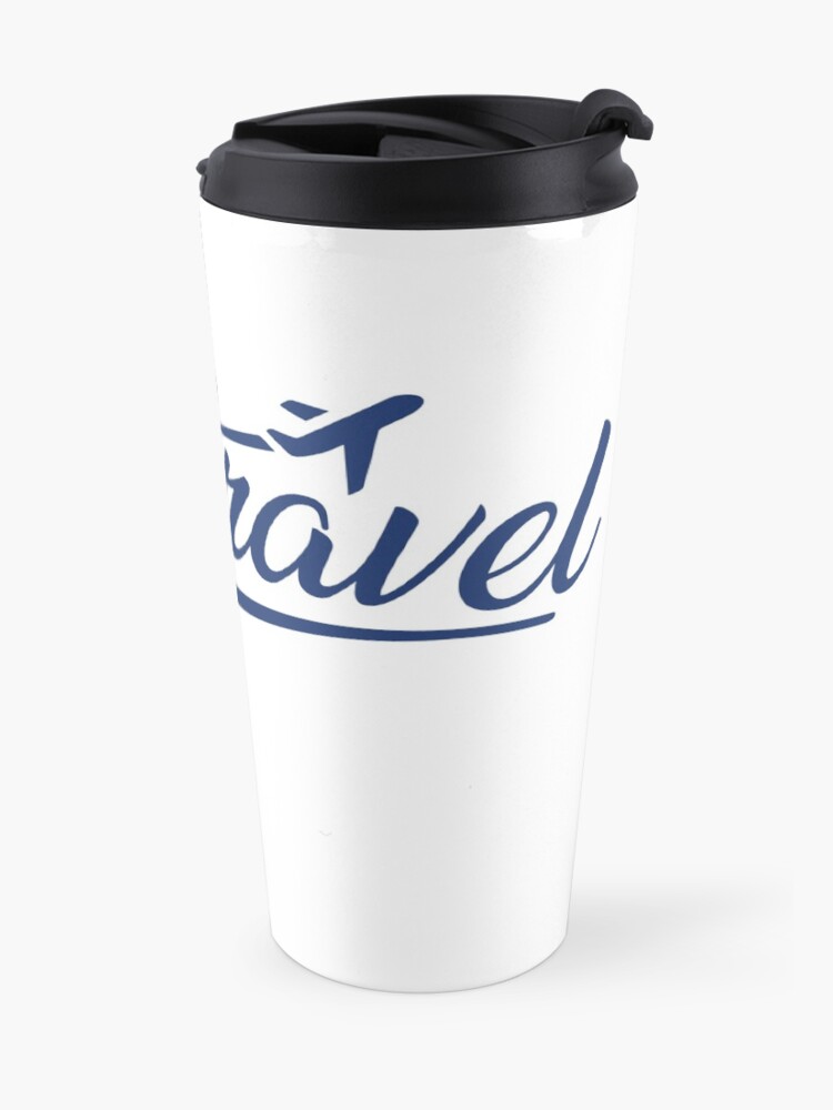 Alternate view of Jess.Travel Logo Reverse Blue Travel Mug