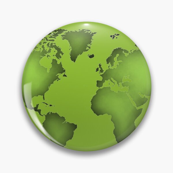 Item preview, Green silhouette of world map designed and sold by AlbertoRuiZ.