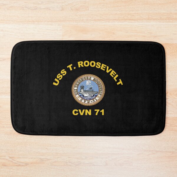 Item preview, USS Theodore Roosevelt (CVN-71) Crest for Dark Colors designed and sold by Nikki SpaceStuffPlus.