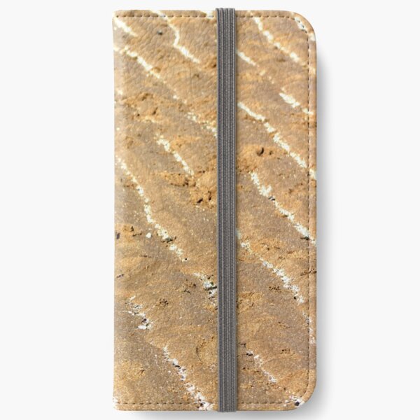 Chalk trails in the sand iPhone Wallet