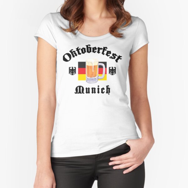 Oktoberfest Munich Fitted Scoop T-Shirt