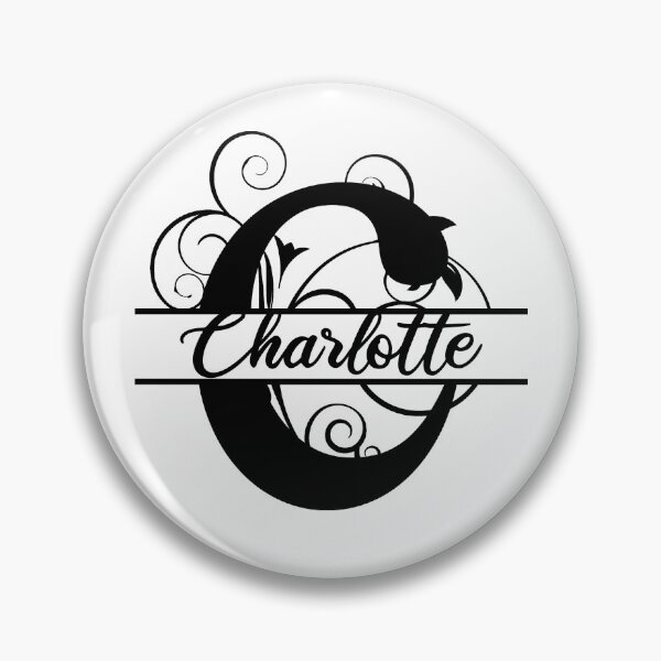 Item preview, Personalized Name Monogram C - Charlotte - Letter C - Black designed and sold by MysticMagpie.