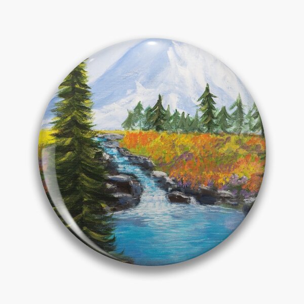 Aperçu de l'œuvre Tipsoo Lake Mt. Rainier créée et vendue par artbydanielle.