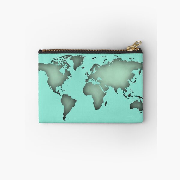 Item preview, Greenish silhouette of world map designed and sold by AlbertoRuiZ.