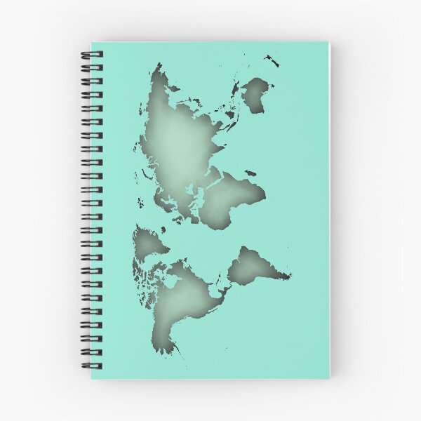 Item preview, Greenish silhouette of world map designed and sold by AlbertoRuiZ.