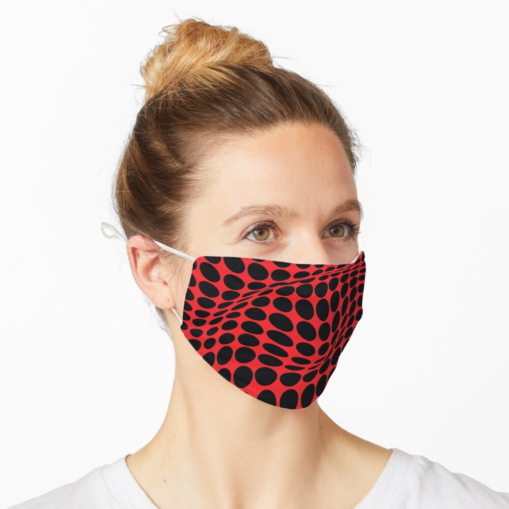 COME INSIDE (RED/BLACK) Mascarilla