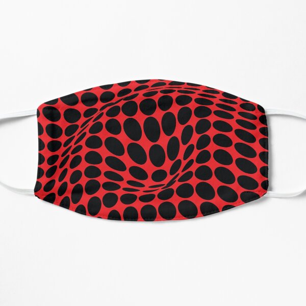 COME INSIDE (RED/BLACK) Mascarilla plana