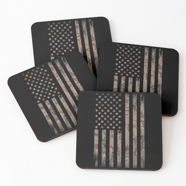 Item preview, American Flag Deset Camouflage Veterean designed and sold by VectorDesigner.