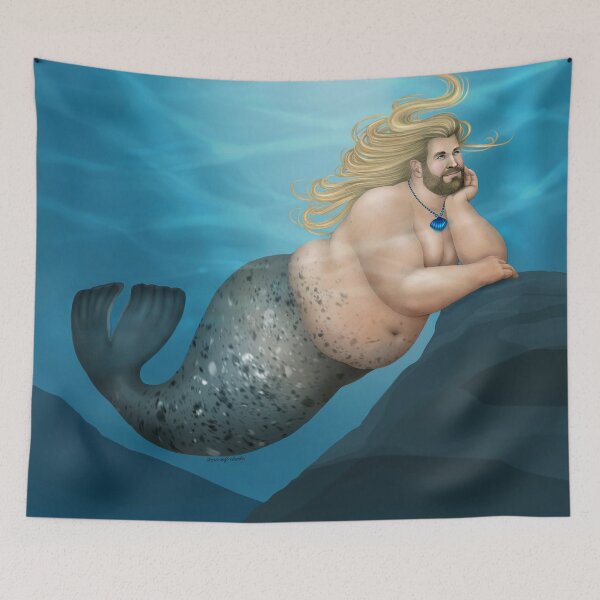 Item preview, Mer May: Selkie Thor designed and sold by thorsoftcheeks.