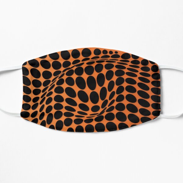 COME INSIDE (ORANGE) Mascarilla plana