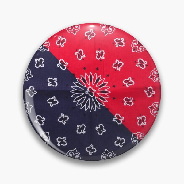 Item preview, Classic Bandana (Blue/Red version) designed and sold by graphicmeyou.