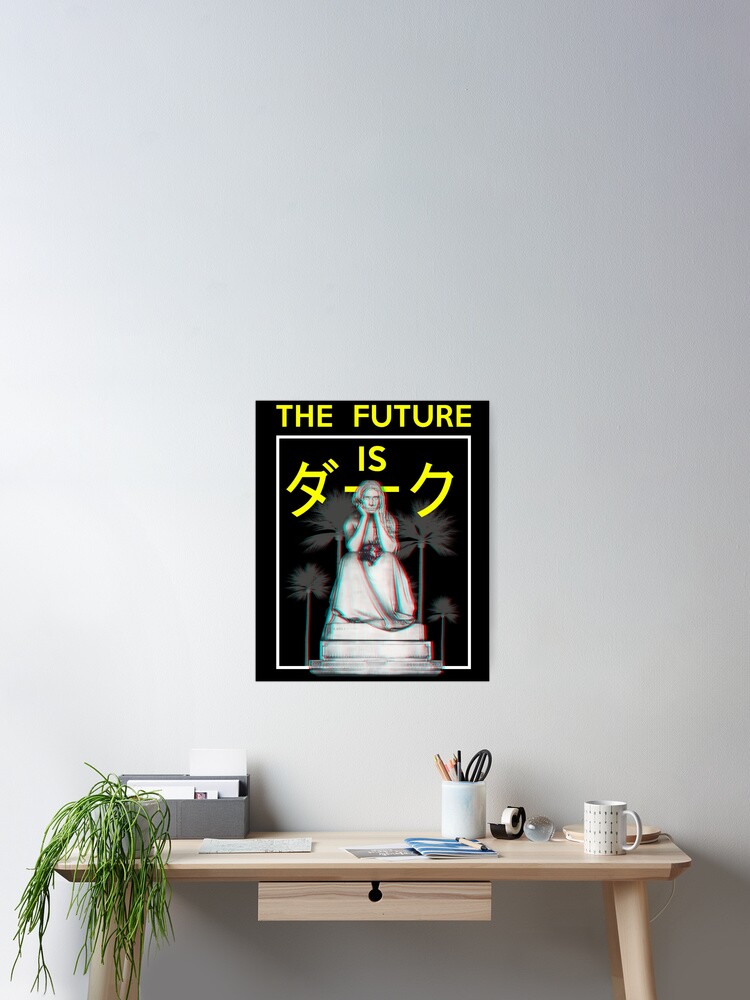 Vaporwave Gothic Aesthetic T-Shirt The Future Is Dark Vaporwave Gothic Aesthetic T-Shirt The Future Is Dark