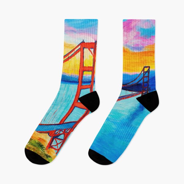 Item preview, Golden Gate at Sunset designed and sold by artbydanielle.