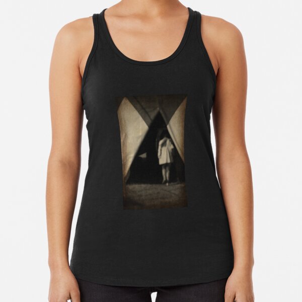 Enter... if you dare Racerback Tank Top