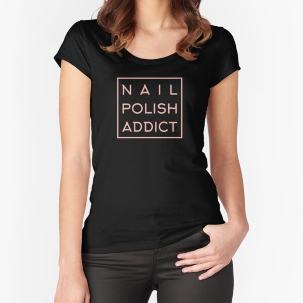 Item preview, Nail Polish Addict Pink designed and sold by nailtshirts.