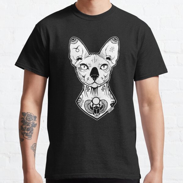 sphynx cat tattooed Classic T-Shirt
