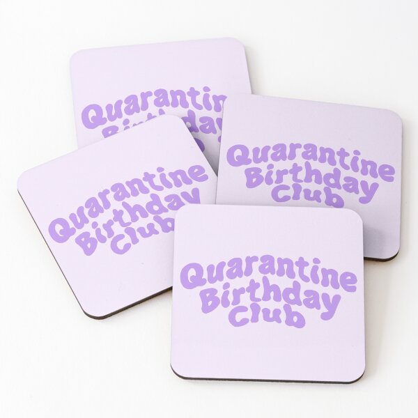 Item preview, Quarantine Birthday Club Purple designed and sold by Nabibibi.