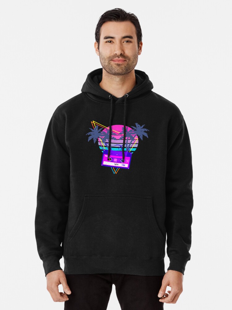 vaporwave sunset hoodie